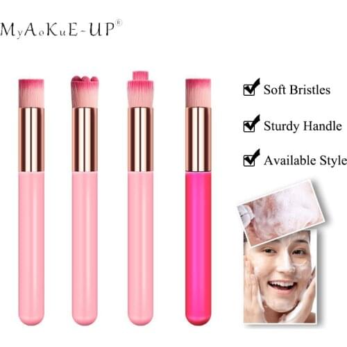 1pc Professional Eyelashes Cleaning Brush Makeup Brush Tools Nose Blackhead Cleaning Brush Cleanser Washing for Eye Lashed