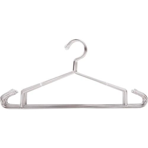 10pcs/lot Thick Stainless Stell Hangers For Clothes Rack Metal Hanger