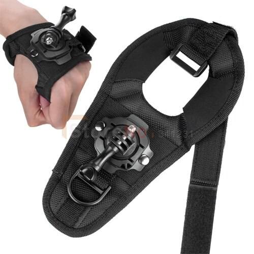 360 Glove-style Wrist Band Hand Strap for GoPro Hero 4/3+/3/2/1 Xiaomi Yi Camera
