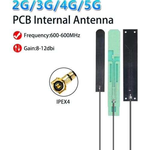 600-6000MHz 5G full band GSM 2G 3G 4G NB-IoT module internal PCB antenna IPEX4 MHF4 interface 12dbi high gain RF1.13 20cm cable