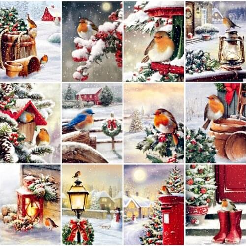 Kexinzu Diamond Painting Cross Stitch " Animal birds" 5D DIY Diamond Embroidery Full Square/round Rhinestone Of Picture