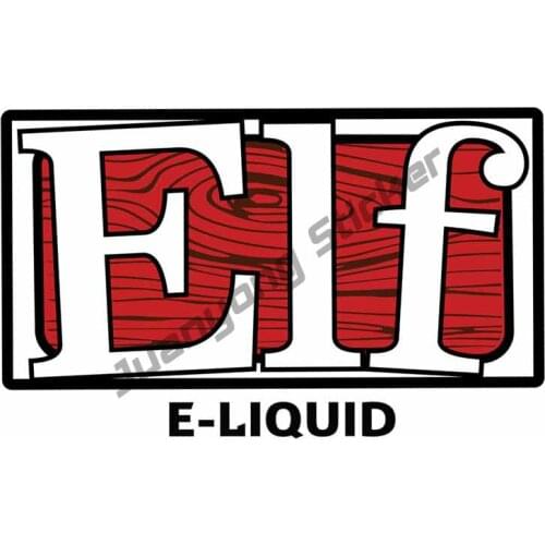 Car Stickers Funny Elf Huile Vinyl Sticker for Car Window Bumper Trunk Auto Mirror Car Decoration Creative Fine Decals KK13*5cm