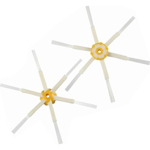 2pcs Side Brush 6-armed for iRobot Roomba 500 600 700 Series 550 560 630 650 760 770 780 Vacuum Cleaner Accessories Parts