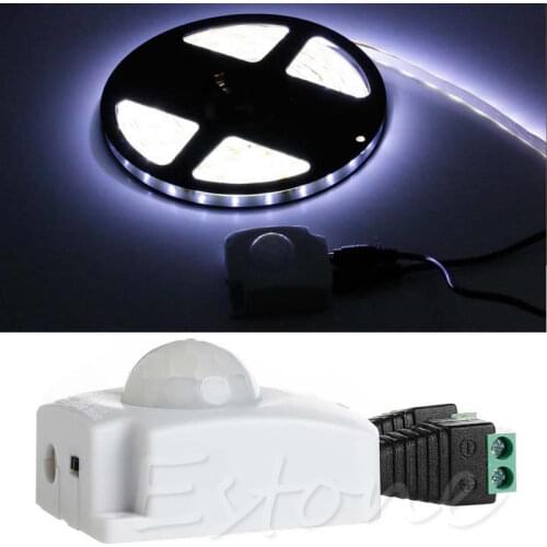 DC 12V 24V Body Infrared PIR Motion Sensor Switch For LED Light Strip Automatic