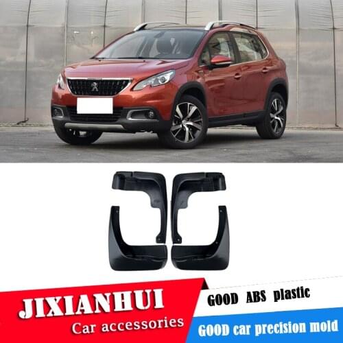 For Peu geot 2008 2014-2018 Mudflaps Splash Guards Front With the color and rear Mud Flap Mudguards Fender Modified special