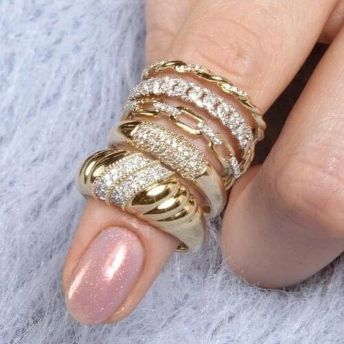 Pure 925 sterling silver tiny twist Gold color screw stack band finger rings for women fashion mini engagement wedding jewelry