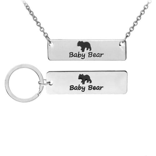 2018 Best Selling baby bear Pendant Fashion Alloy Small Animal Enamel Keychain