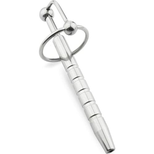 Male chastity urethral sound men urethral plug dilatator sounding penis plugs stainless steel wand metal insert rod sex toys