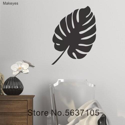 Makeyes Tree Leaves Wall Decals Home Rooms Art Decoration Wall Stickers Nature Style Wall Decor Vinyl House Wall Art Decal Q099