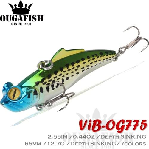 New Fishing Lure Weights 12.3g/6.7cm VIB Bass Fishing Tackle Bait Sinking Trout Lure Saltwater Lures Trolling Isca Artificial