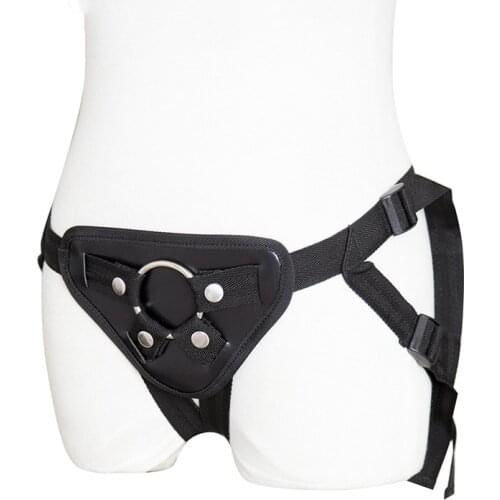 Adjustable Underwear Double Rings 4.5cm Dildos Applicable Strapon Harness Panty for Women Men Sexy Lingerie Gay Panties