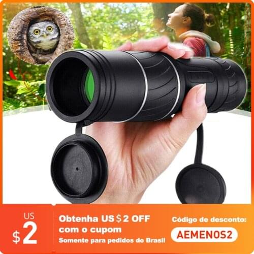 16X52 High Quality Powerful HD Monocular Telescope Outdoor Telescope for Camping Hiking Hunting Night Vision Telephoto Zoom
