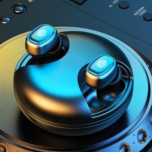 TWS-203 Wireless Bluetooth Earphone LED Digital Display Stereo Sports Headphone Wireless Sports Headphone