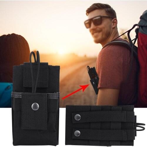 Outdoor Sports Bag Military Airsoft Tactical Molle Radio Pouch Walkie Talkie Holder Bag Army Shooting Hunting Magazine Mag Pouch