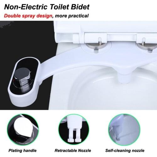 Intelligent toilet cover plate without electric body cleaner simple installation of hot and cold water