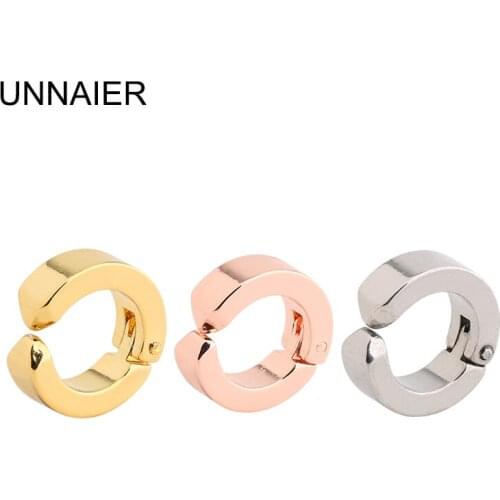 Ear clip female temperament clip ear bone clip titanium steel false earrings male simple no pierced high sense of net red