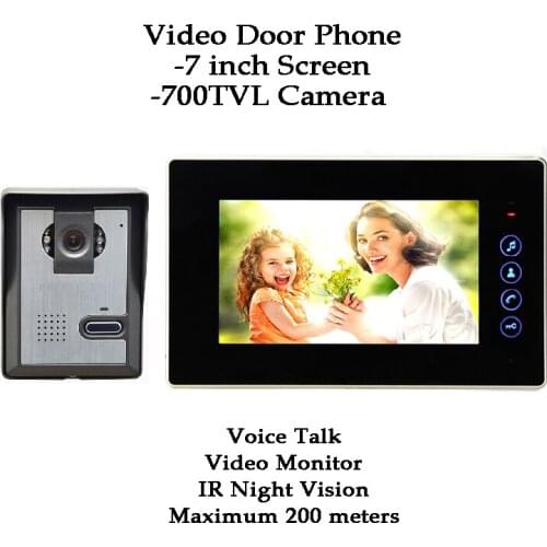 Video Doorbell Wired Video Intercom Camera Monitor Night Vision Waterproof RFID Tag Photogra Home Office Smart video door phone