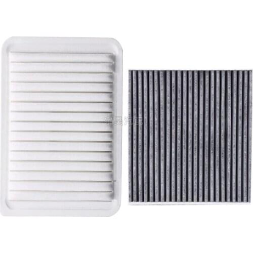 Air Filter Cabin Filter 2Pcs For TOYOTA Camry XV40 2006-2011 2.0L 2.4L 2.5L High Efficiency Filter Set OEM 178010H080 8713950100