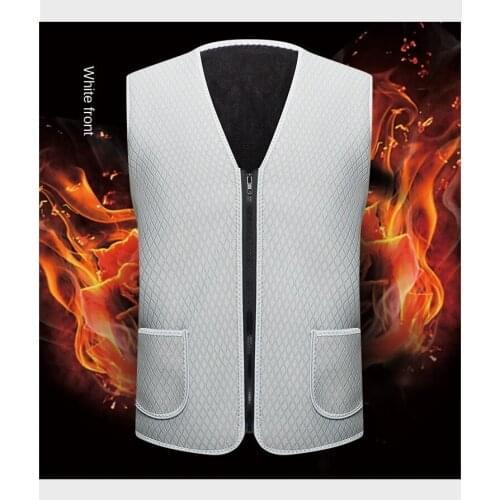 Women Intelligent Constant Temperature Electric Heated Vest Jackets Men Sportswear Heated Coat Heating Coat USB Heating Jacket