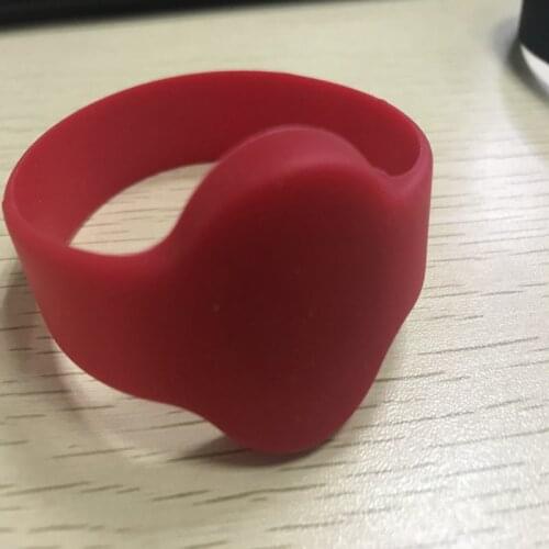 300pcs/lot RFID FM1108 silk-screen silicone wristbands wristbands waterproof bracelet