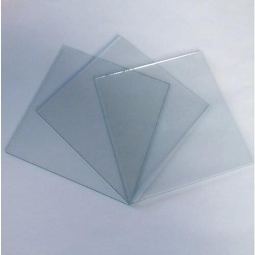50x50x1.1mm Less than 20ohm / sq 10pcs laboratory transparent conductive glass Indium Tin Oxide ITO glass