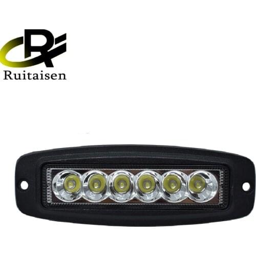 7 inch Slim Led Work Light Bar Flush mount Waterproof for 4x4 Pick-up Trucks Excavator Bus Train Fishing boat Forklift