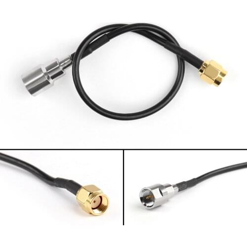 Areyourshop RG174 Cable FME Male Jack Plug to RP-SMA Male Plug RF Pigtail Adapter 20cm 8inch 4PCS 50 ohm Wholesale Cable Wire