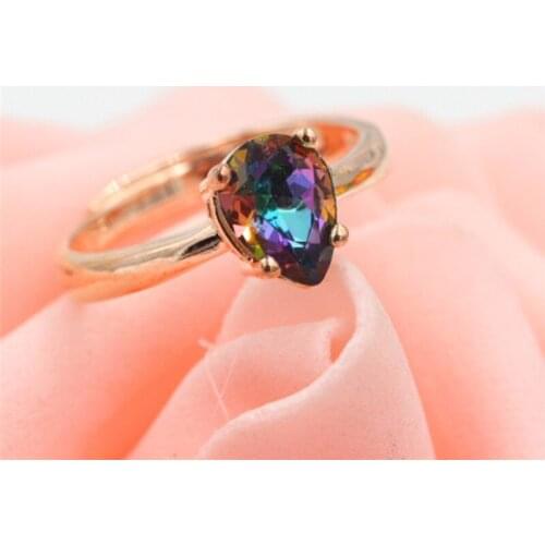 Free Shipping Fashion Jewelry 5 carat /3 carat Rose gold Color Austrian Crystal Eagagement Wedding ring for women Gift C018