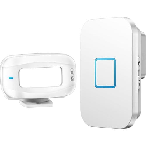 CACAZI Wireless PIR Motion Detector Infrared Doorbell Shop Welcome Security Alarm 433Mhz Remote Control Home Sensor Door Bell