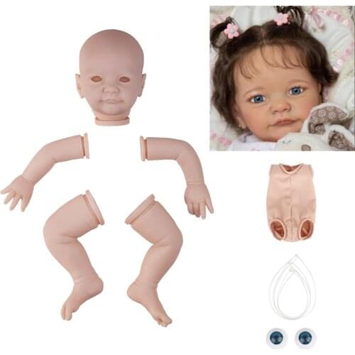 Bebe Reborn Tobiah DIY Blank Kit Reborn Baby Doll 20Inch Truly Baby Lifelike NewbornBebe Unpainted Vinyl Unfinished Part Kid Toy