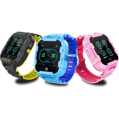 Kids Smart Watch 4G SIM Card Video Phone Call WiFi GPS Tracker IP67 Waterproof SOS Wrist Small Camera Smartwatch for Boys Girls