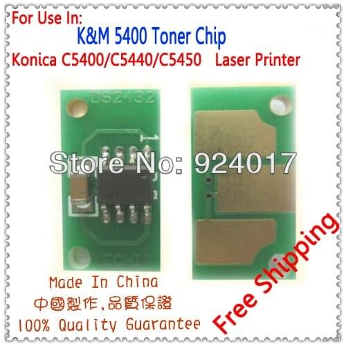 For Konica Minolta Magicolour QMS 5400 5430 5440 5450 Printer Toner Cartridge Chip,For Konica 5430 5440 5450 Image Drum Chip