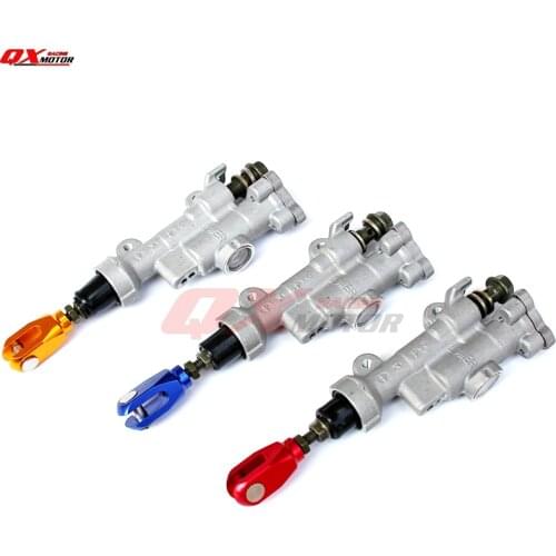 Rear Brake Master Cylinder For CR125 CR250 CRF250R CRF250X CRF450R CRF450X KAYO T4 T6 Motorcycle motocross Free shipping