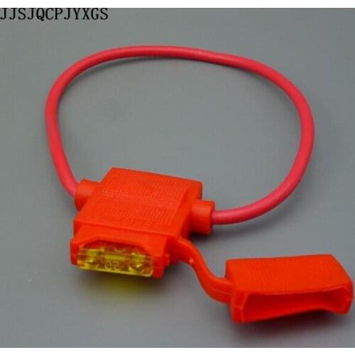 JJSJQCPJYXGS medium blade Auto fuse + waterproof auto Fuse Holder for for mid fuse 1A2A3A5A7.5A10A15A20A25A30A35A40A