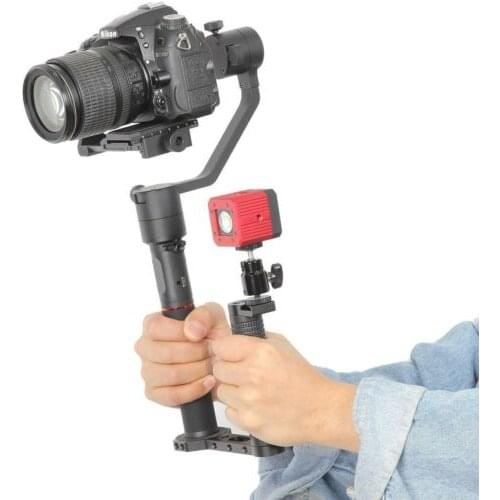 L Bracket Handle Grip for DJI Ronin-s/DJI Ronin S/Zhiyun Crane 2/Smooth 4 Gimbal for Video Monitor Microphone Mount Adapter
