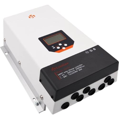 Lumiax Solar Controllers 48V 24V 12V mppt solar charge controller 60a with lcd display 40a 30a 20a
