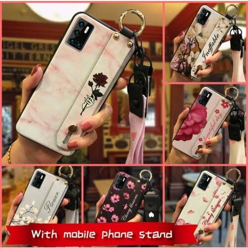 Soft Case Wristband Phone Case For Cubot P40 New Arrival Back Cover Soft For Woman Shockproof