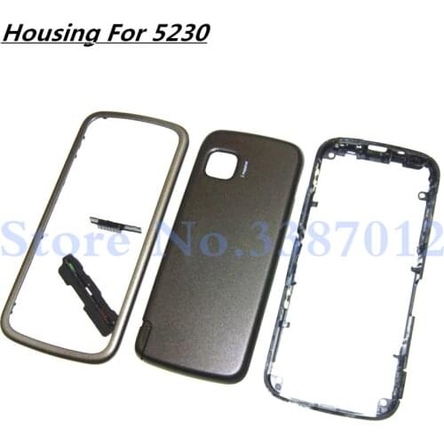 New High-quality Full Complete Mobile Phone Housing Cover Case+ Keypad For Nokia 5230