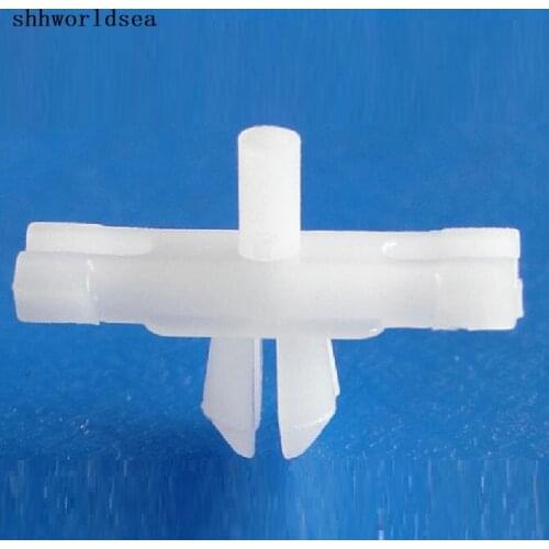 Shhworldsea car plastic retaining clips push type retainer Body side moulding clip for VOLVO 591-740