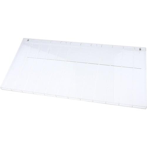 Premium Acrylic 12 Slot Salon Nail Art Brush Pen Tools Display Holder Stand