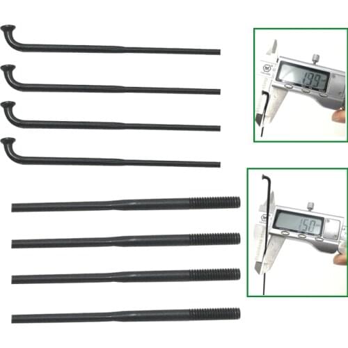 32 PCS Pillar TB2015 Head Diameter 2.2mm-2.0mm-1.5mm-2.0mm MTB Bike Spokes Black Color J-BEND Road Bicycle Spokes With Nuts