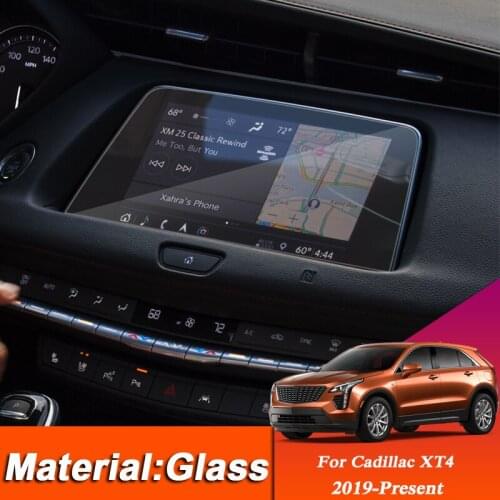 Car Styling TPUDashboard GPS Navigation Screen Glass Protective Film Sticker For Cadillac XT4 2019-Present