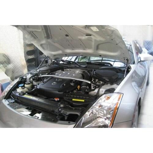 Car Styling Front Hood Bonnet Modify Gas Struts Lift Support Shock Damper Carbon Fiber For Nissan Sentra 180 pre-LCI 2001-2002