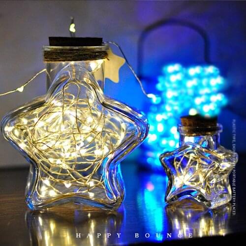 Led Copper Wire Decoration String Lights 10M 5M 2M Battery USB Led Under Cabinet Light Night Kitchen Lamp Christmas DIY Decor