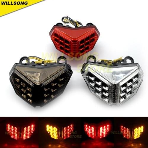 LED Rear Tail Brake Light Blinker Turn Signal Integrated Lamp For DUCATI 848 1098 1198 Motorcycle Accessories Lighting