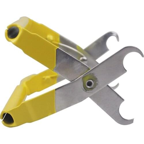Yellow Paint Honeycomb Clip Stainless Steel Spleen Lifting Clip Nest Spleen Clip Beehive Tool Beekeeping Equipment