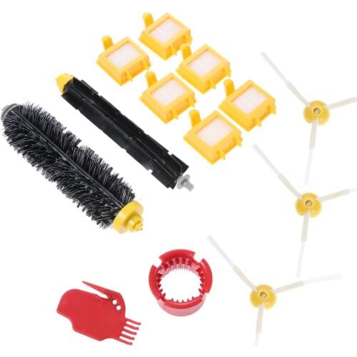 1set Replacement Part Maintenance Accessory Fits for 600 620 630 650 660 675 690 Vacuum Clean Robot Brushes Filter Wheel Caster