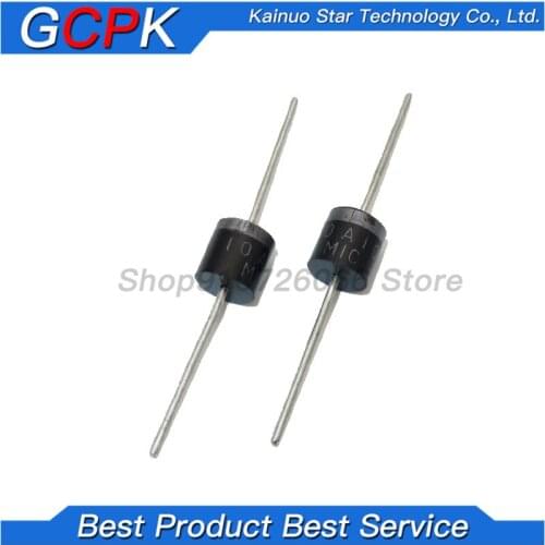 10PCS 10A10 R-6 DIP 10A 1000V 10a10 electrical Axial Rectifier Diode NEW