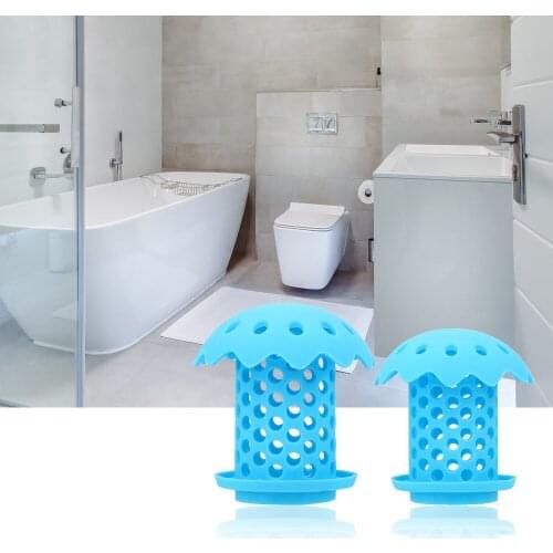 2 piece/Set Durable Bathtub Sink Drain Hair Catcher Silicone Drain Strainer Hair Stopper Bathroom Accessories