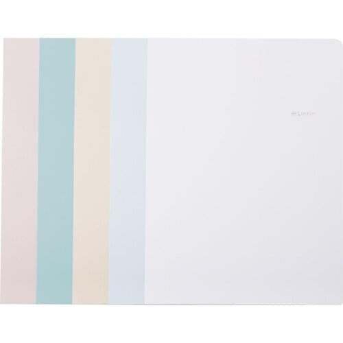 5pcs power 72454/A4 file cover data collection full open two page insert protection 5 color 1 package price